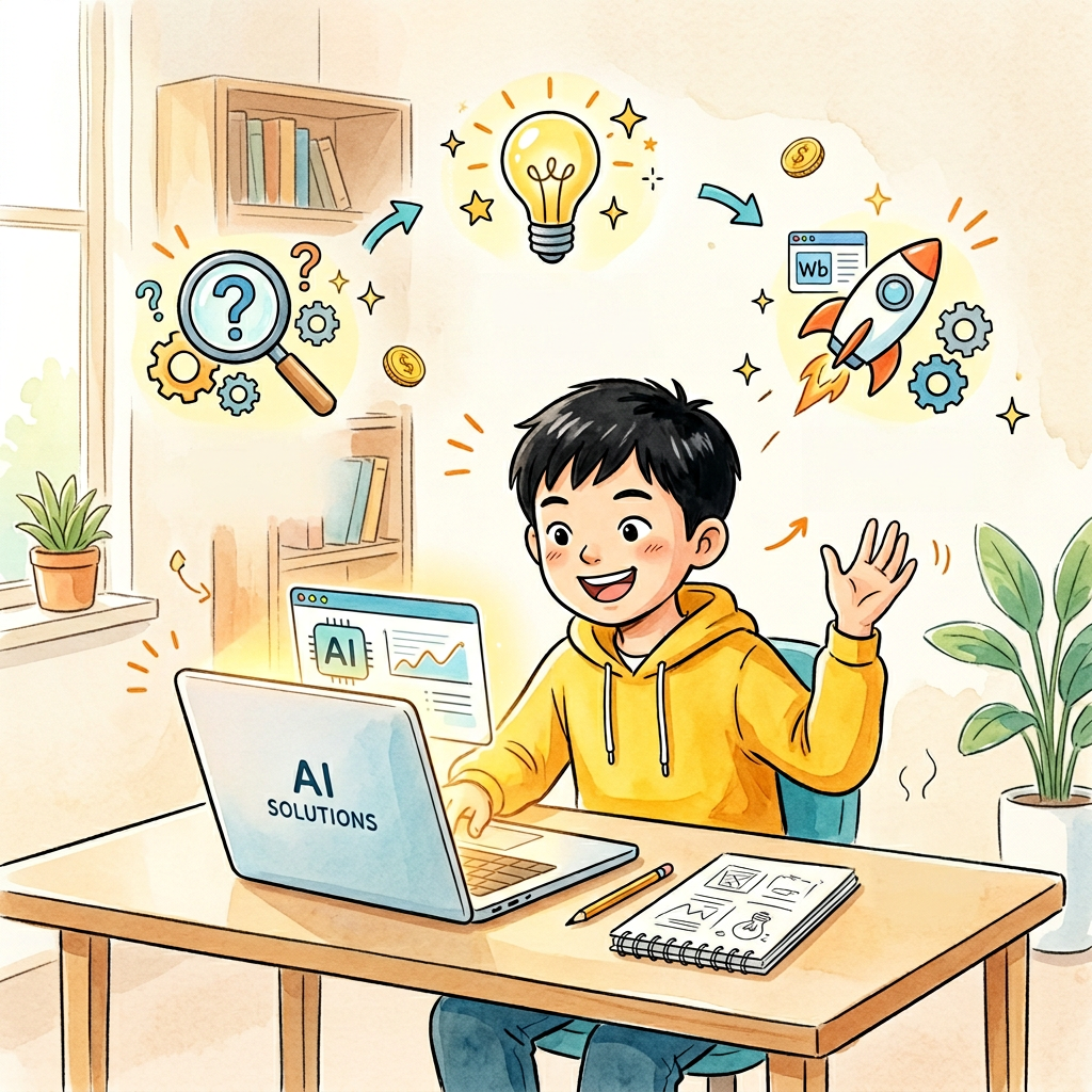 孩子使用AI创造价值